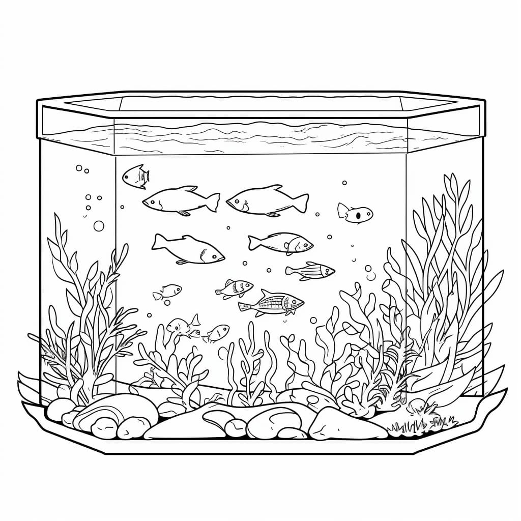 Free Printable Fish Bowl Coloring Pages Download Free Printable Fish 