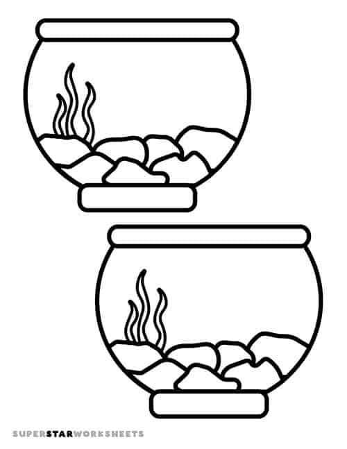 Free Printable Fish Bowl Coloring Pages Download Free Printable Fish 