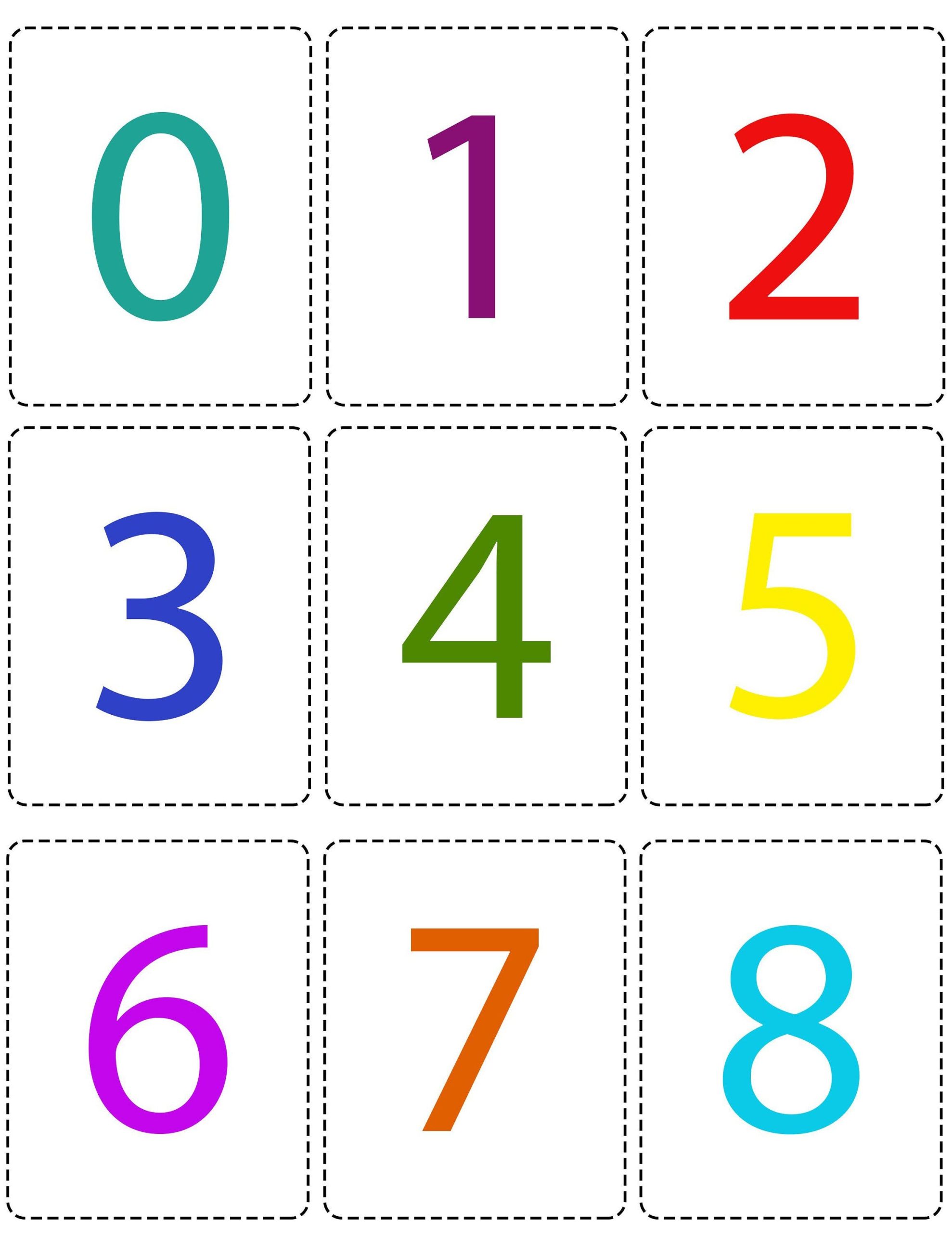 Free Printable Flashcards Numbers Printable Sight Words List