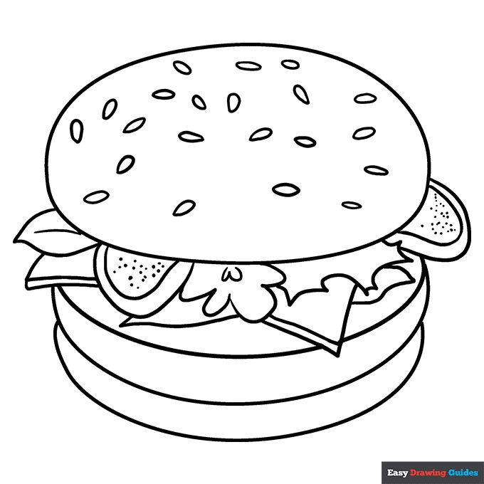 Free Printable Food Coloring Pages For Kids Worksheets Library