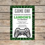 Free Printable Gamer Invitation Templates Free Printable 50 OFF