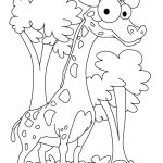Free Printable Giraffe Coloring Pages Free Printable Giraffe Coloring