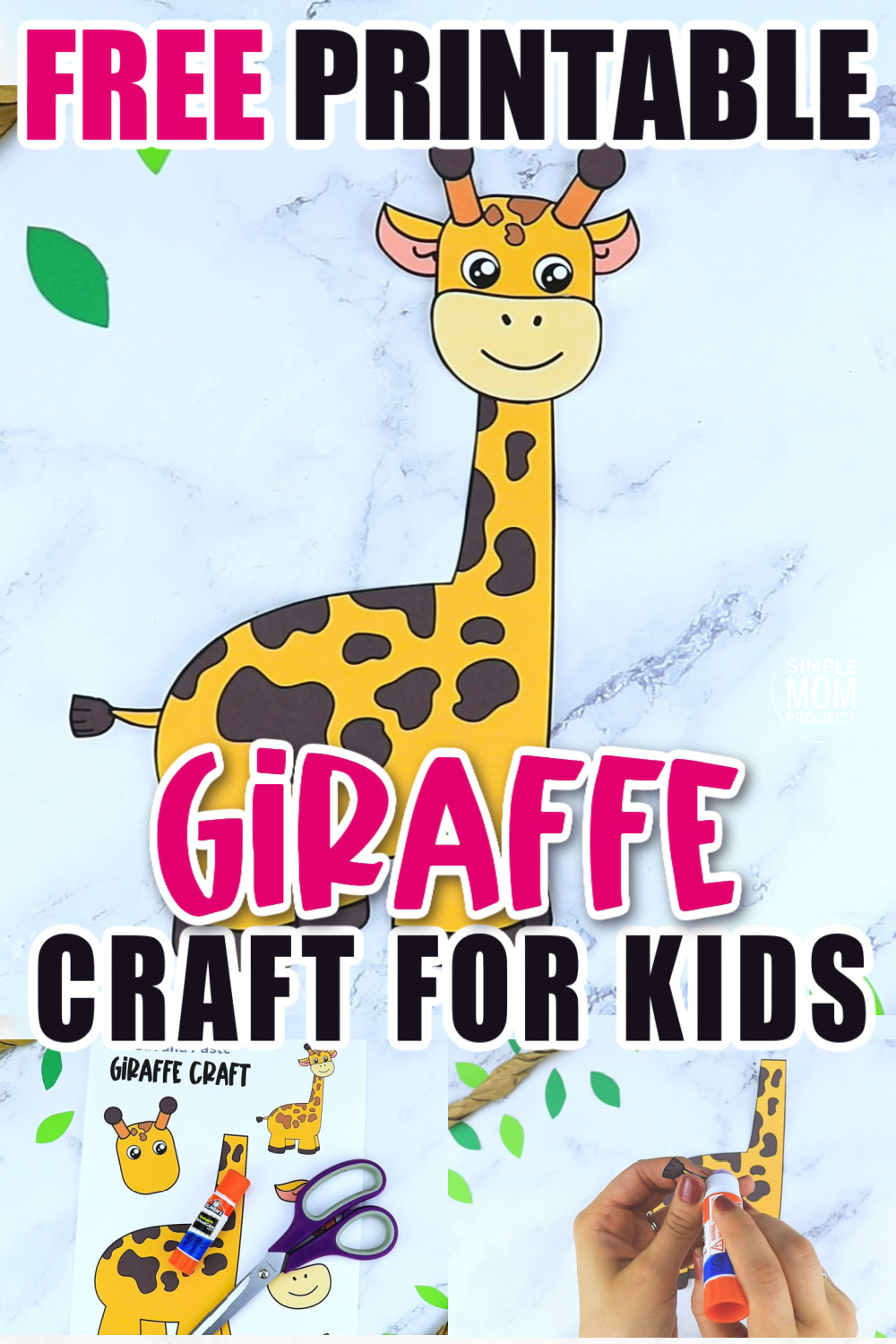 printable giraffe craft template printable giraffe craft template