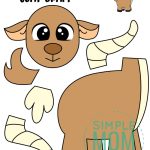 Free Printable Goat Craft Template Simple Mom Project
