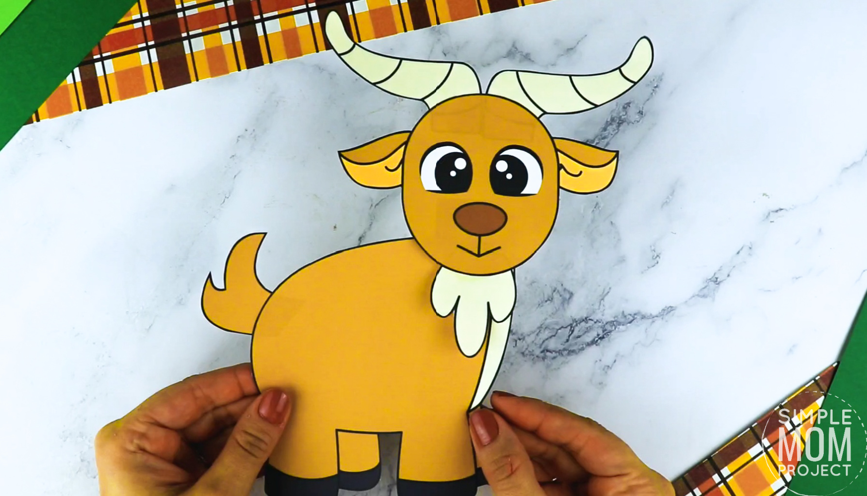 printable goat craft