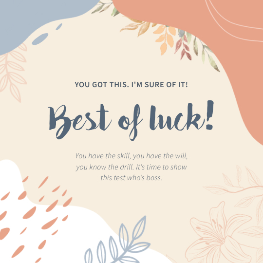 printable cards good luck