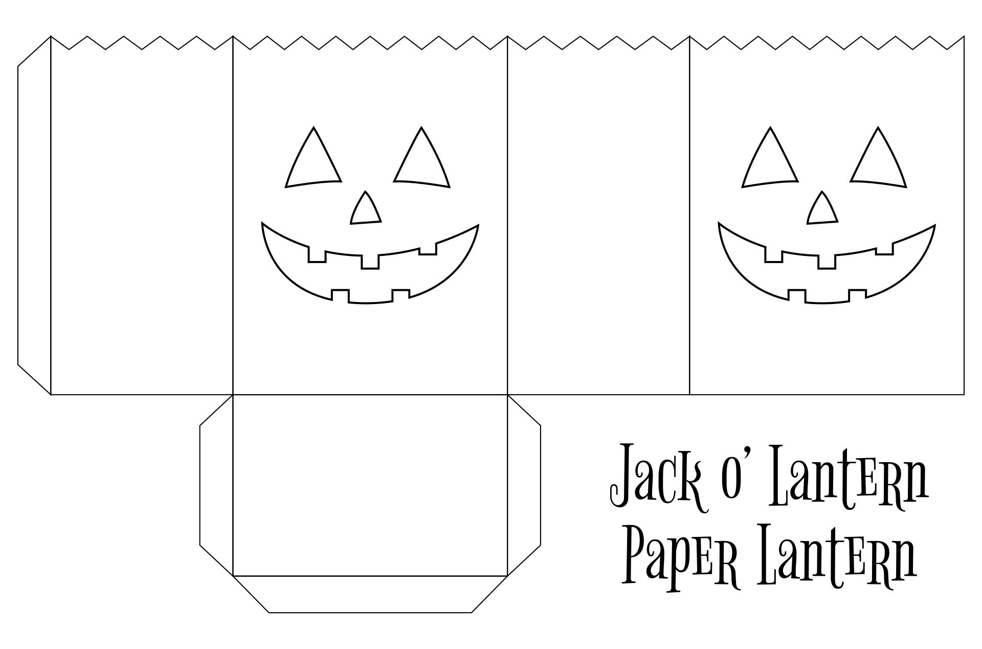 printable halloween paper craft