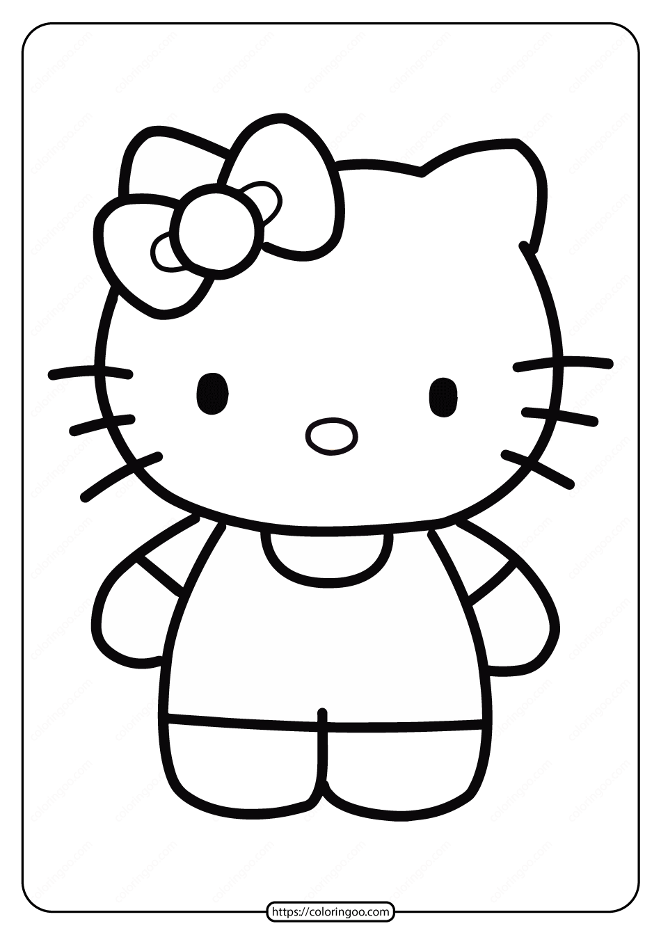 printable coloring pages for hello kitty printable coloring pages for hello kitty