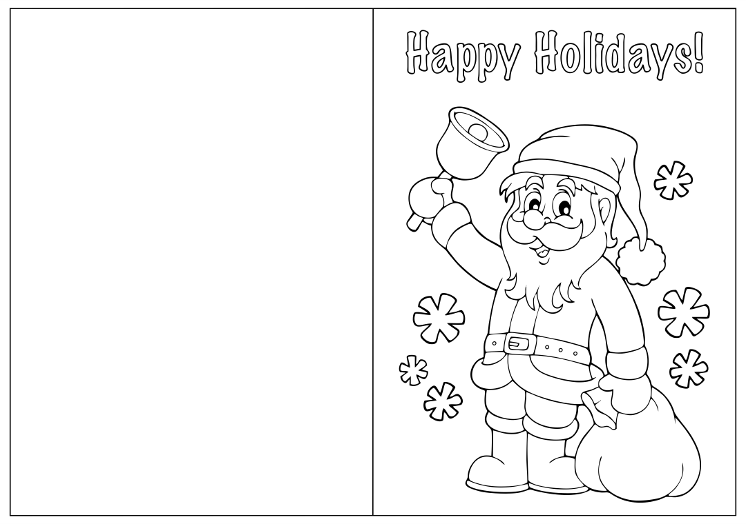 Free Printable Holiday Cards To Color Printable New Year Banners