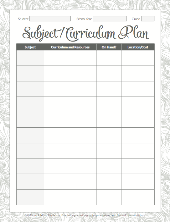 printable homeschool activities