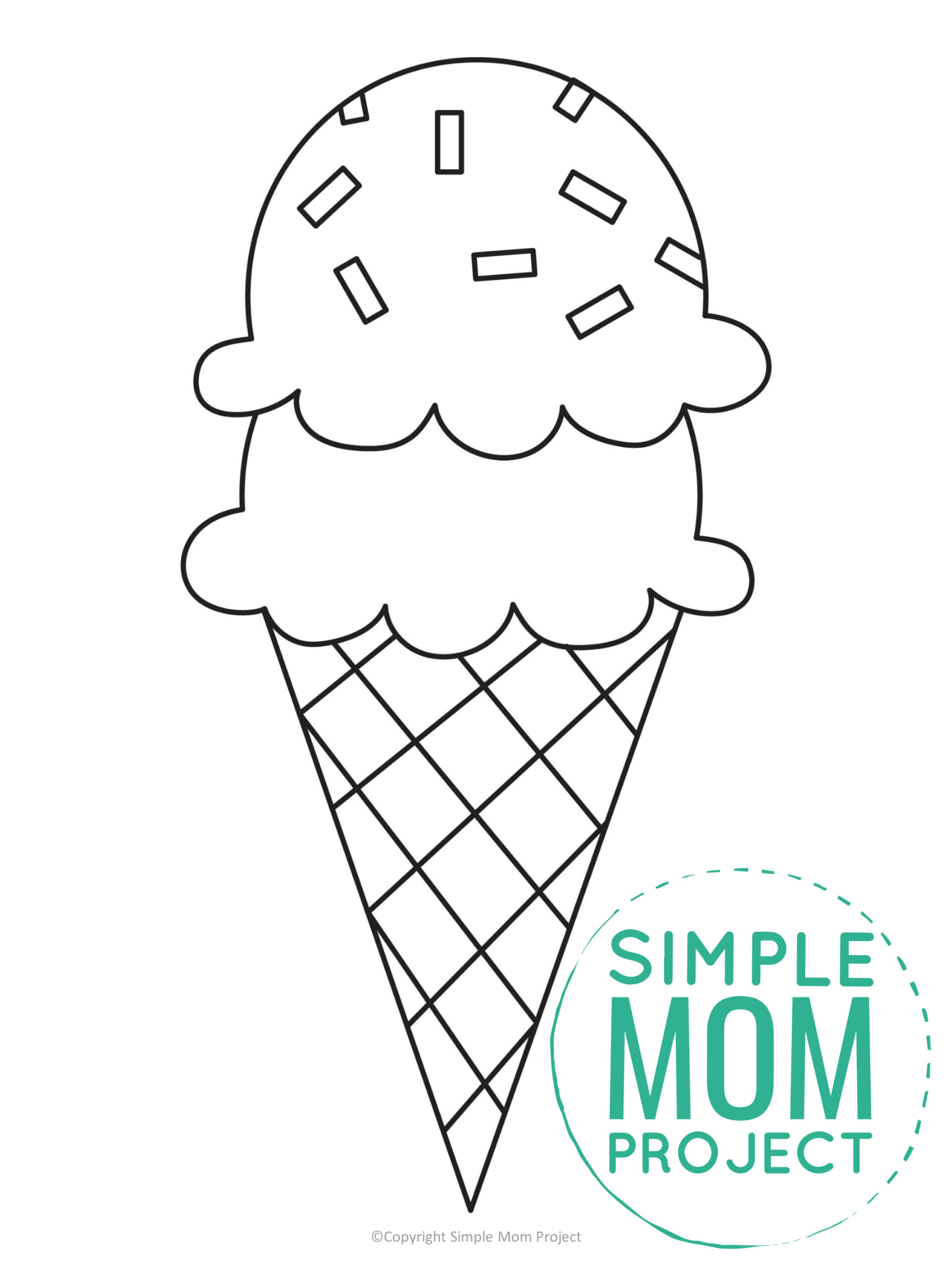 Free Printable Ice Cream Craft