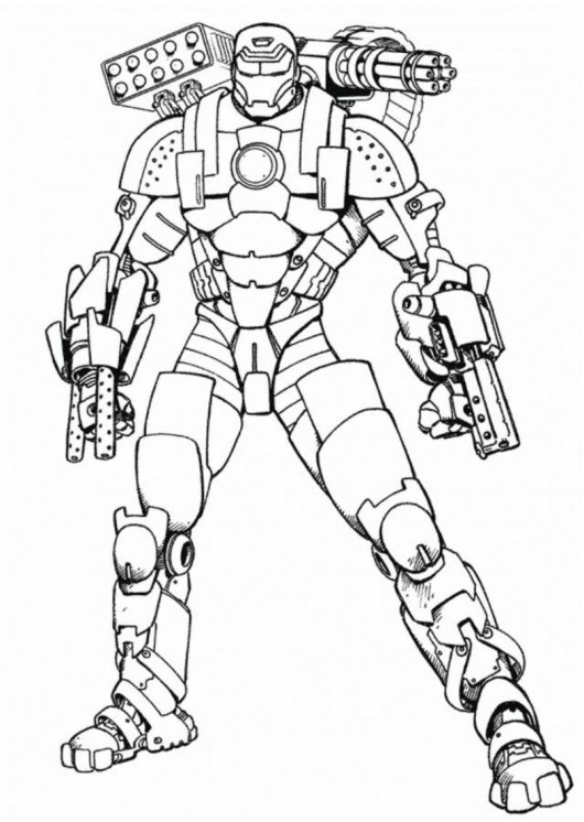 printable coloring pages iron man