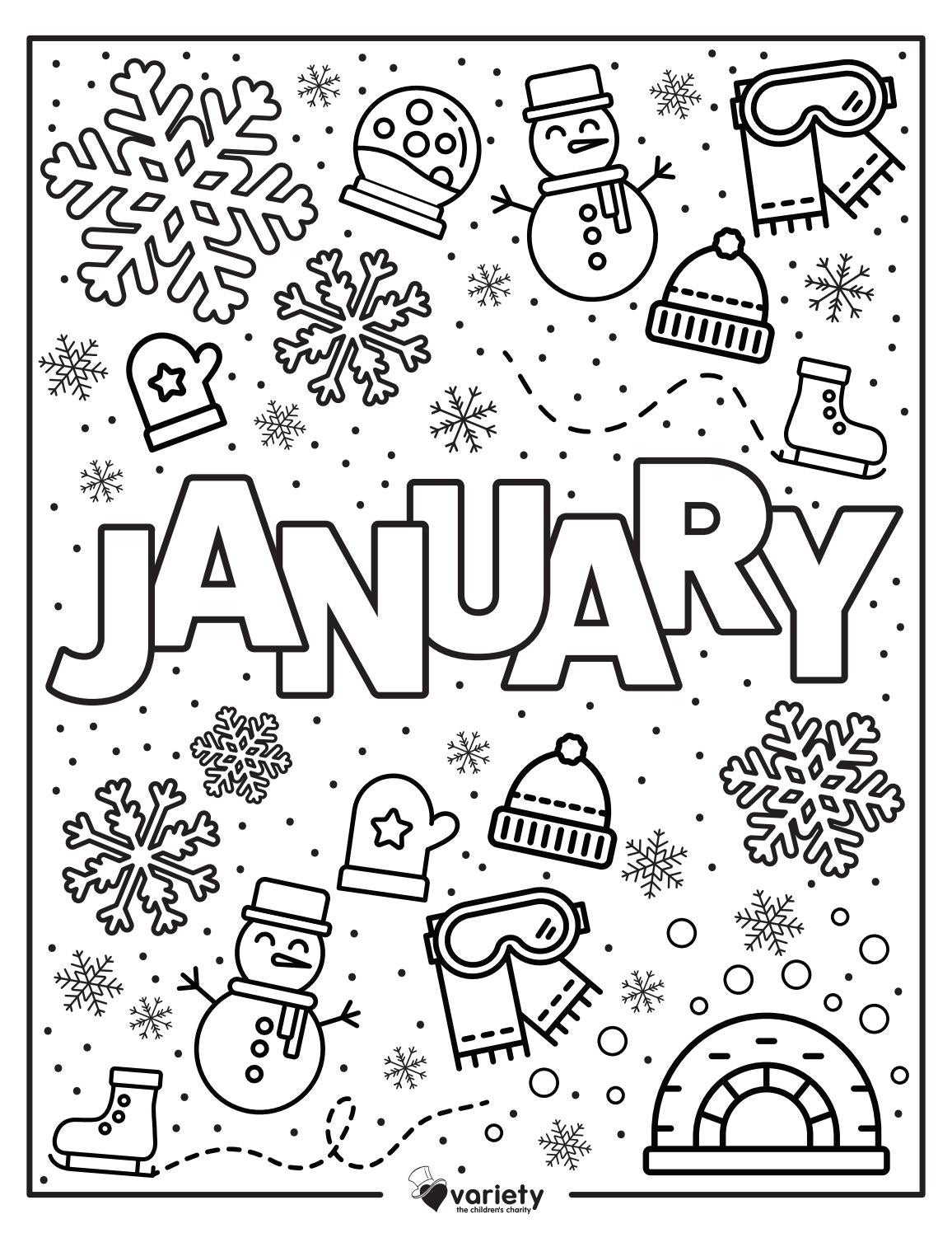 Free Printable January Coloring Sheets Printable Temp Vrogue co