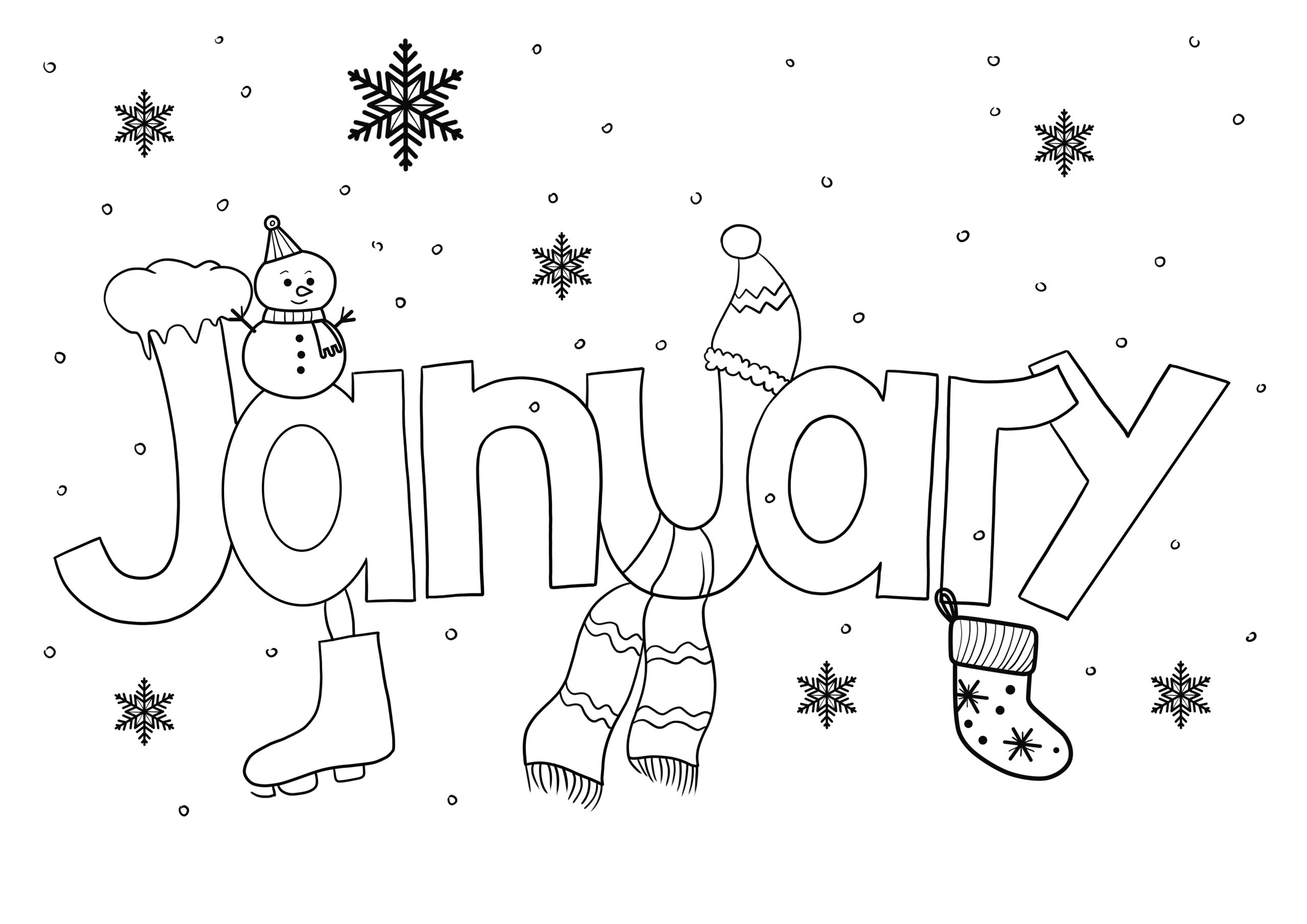 Free Printable January Coloring Sheets Printable Temp Vrogue co