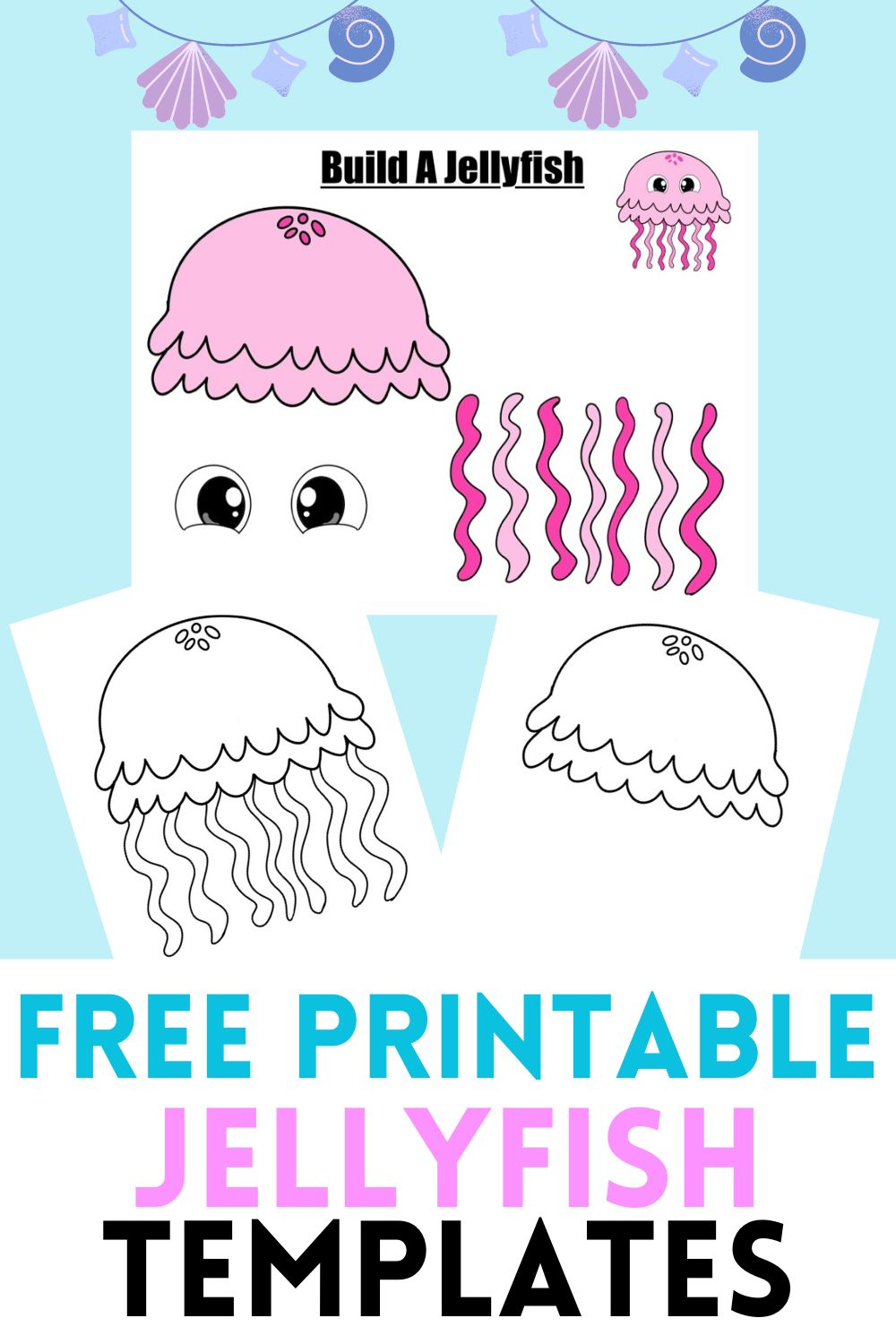 Free Printable Jellyfish Craft Template For Kids