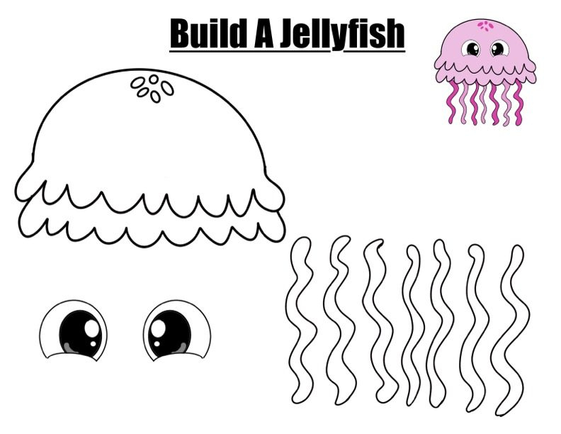 Free Printable Jellyfish Craft Template For Kids