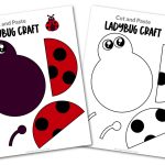 Free Printable Ladybug Craft Template Simple Mom Project