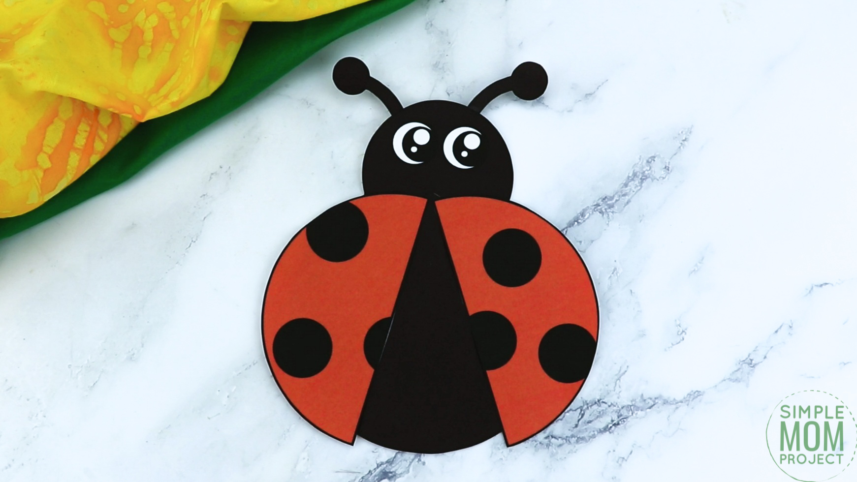 Free Printable Ladybug Craft Template Simple Mom Project
