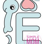 Free Printable Letter E Craft Template Simple Mom Project
