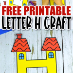 Free Printable Letter H Craft Template