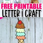 Free Printable Letter I Craft Template Simple Mom Project