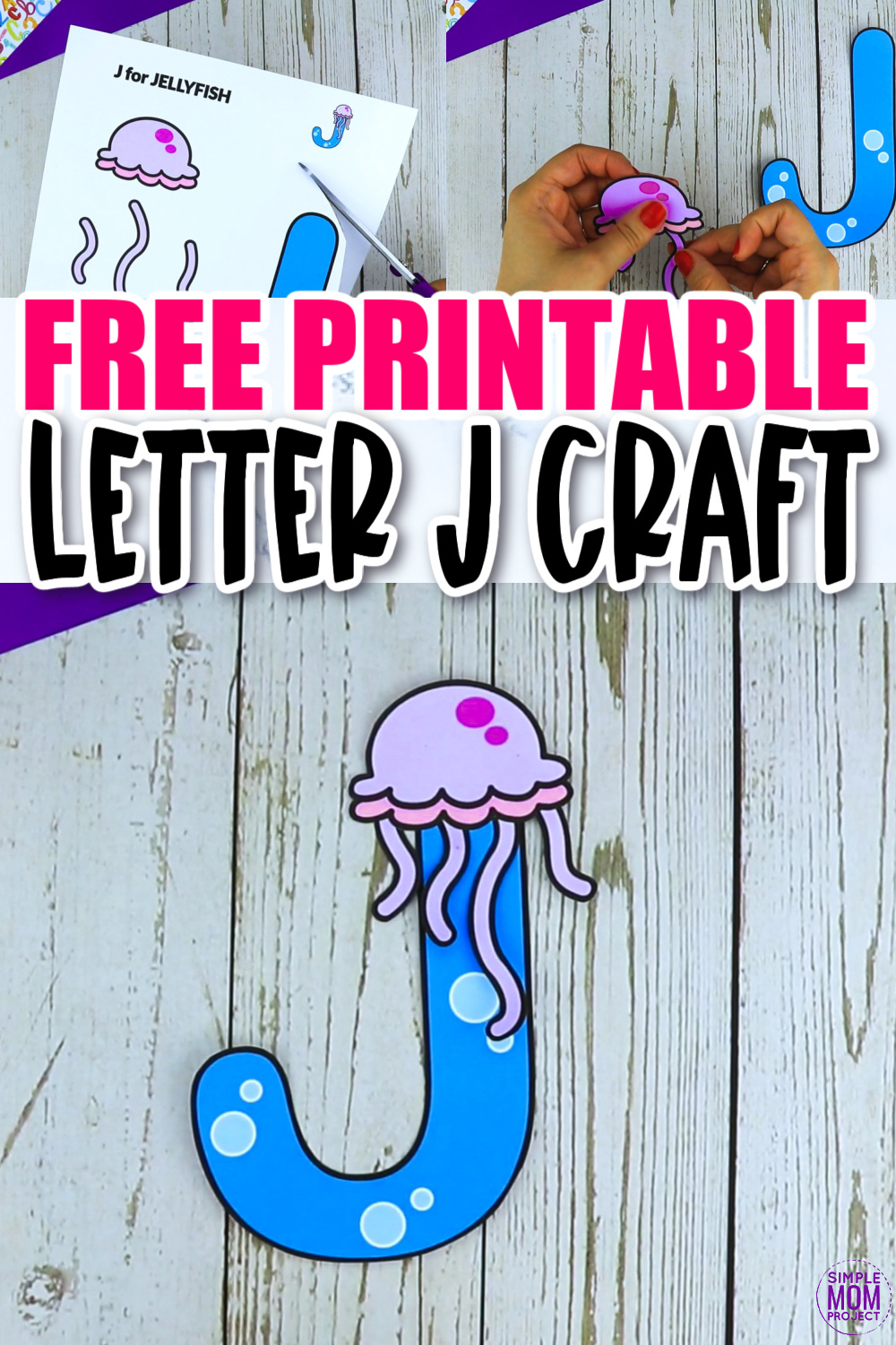 Free Printable Letter J Craft Template Simple Mom Project