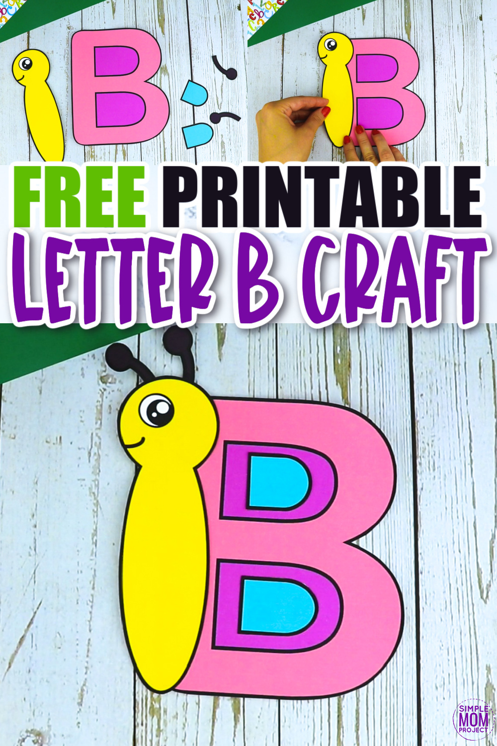 Free Printable Letter M Craft Template Simple Mom Project