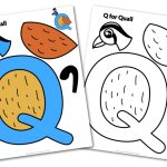 Free Printable Letter Q Craft Template Simple Mom Project