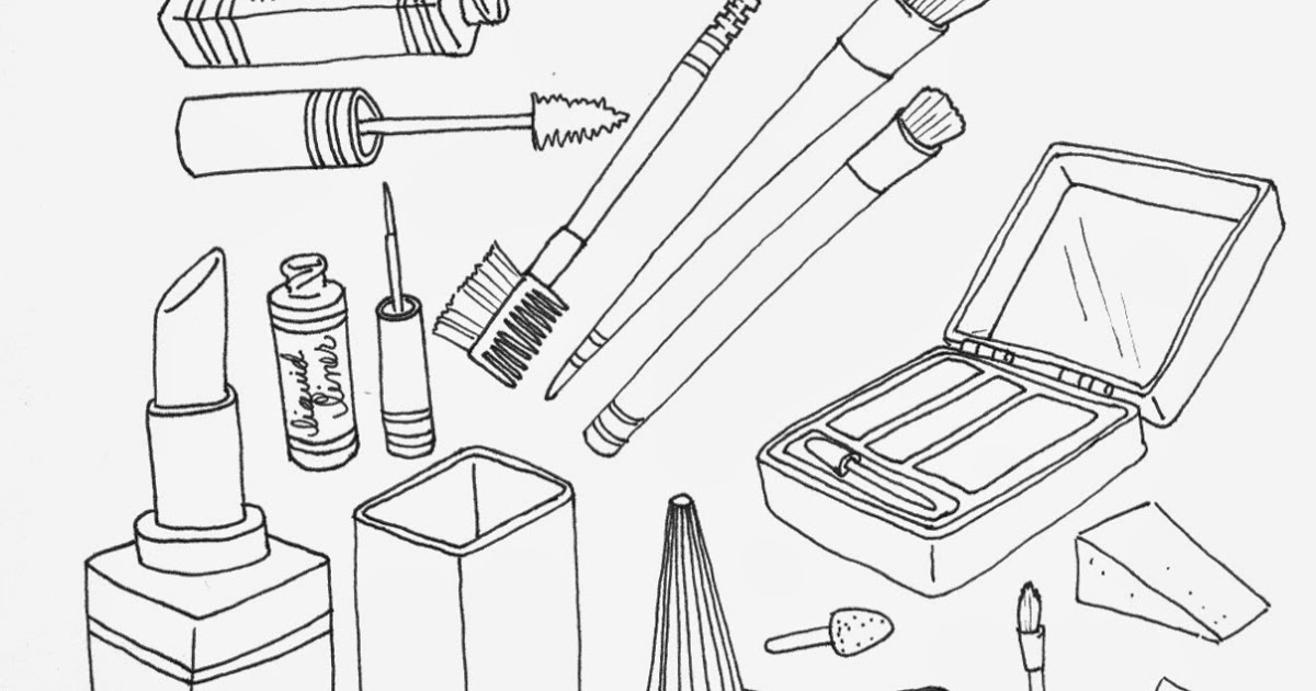 Free Printable Makeup Coloring Pages At GetDrawings Free Download