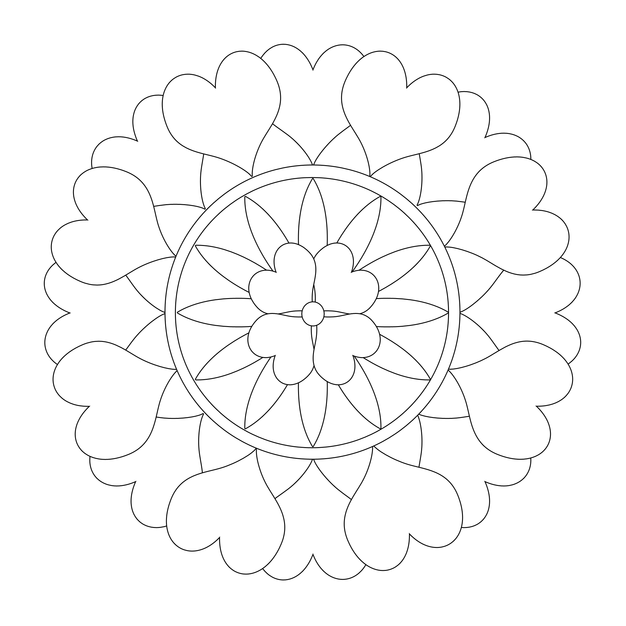 Free Printable Mandala Coloring Pages For Adults Best Coloring Pages 