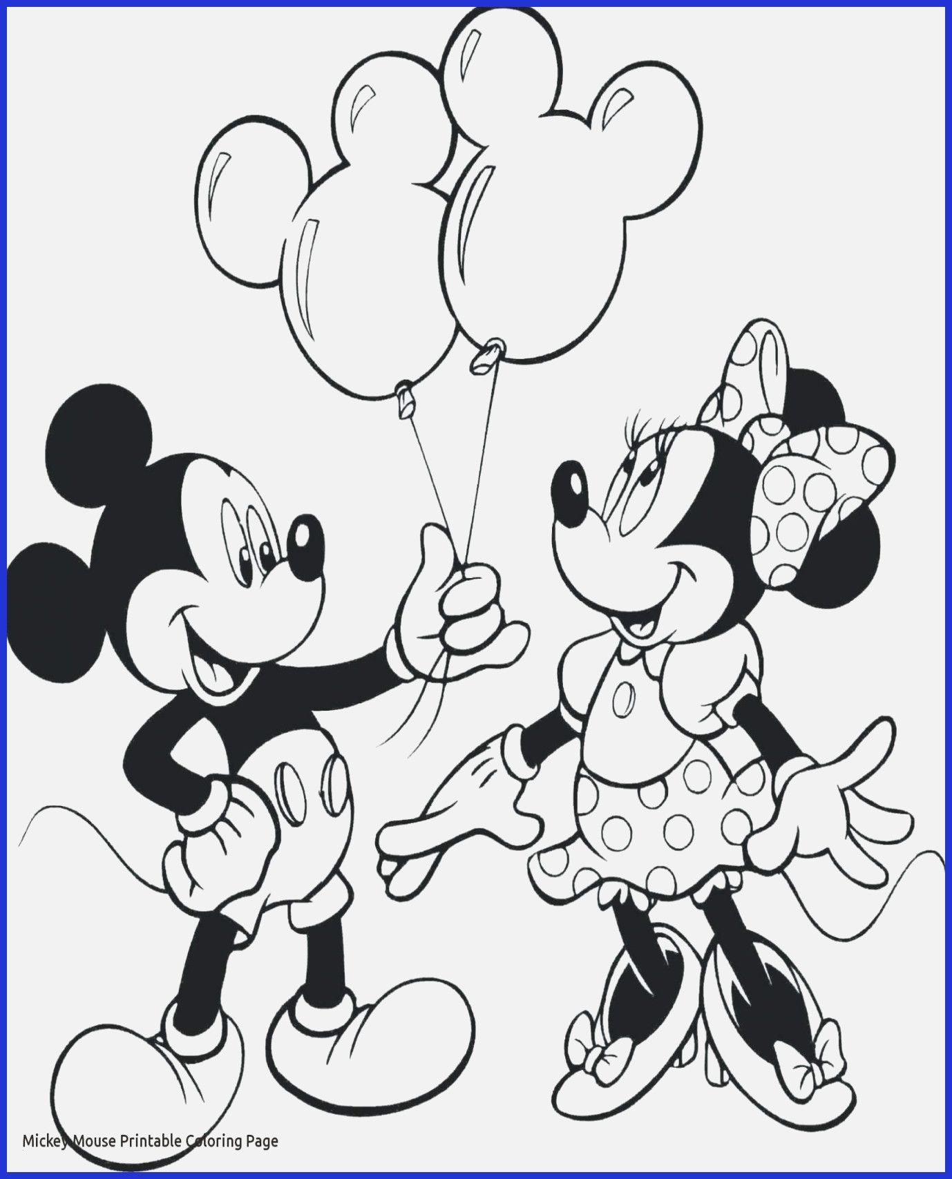 Free Printable Minnie Mouse Coloring Pages