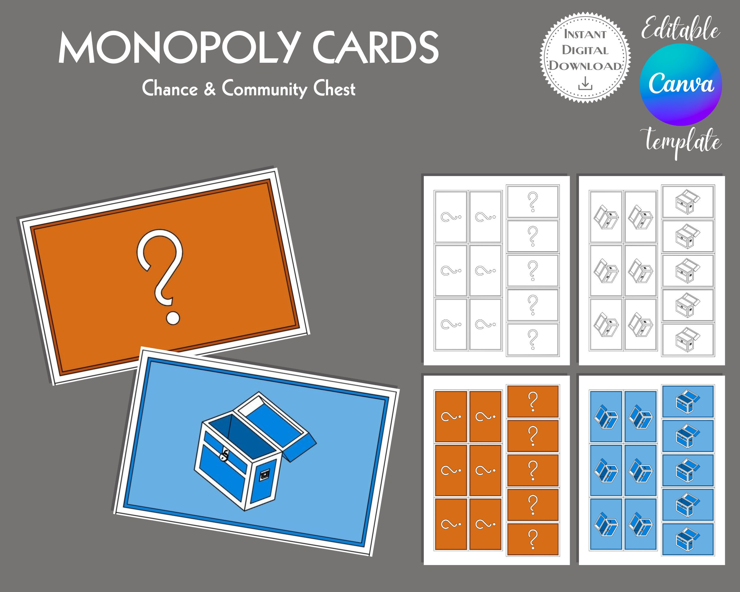 Free Printable Monopoly Cards Download Free Printable Monopoly Cards 
