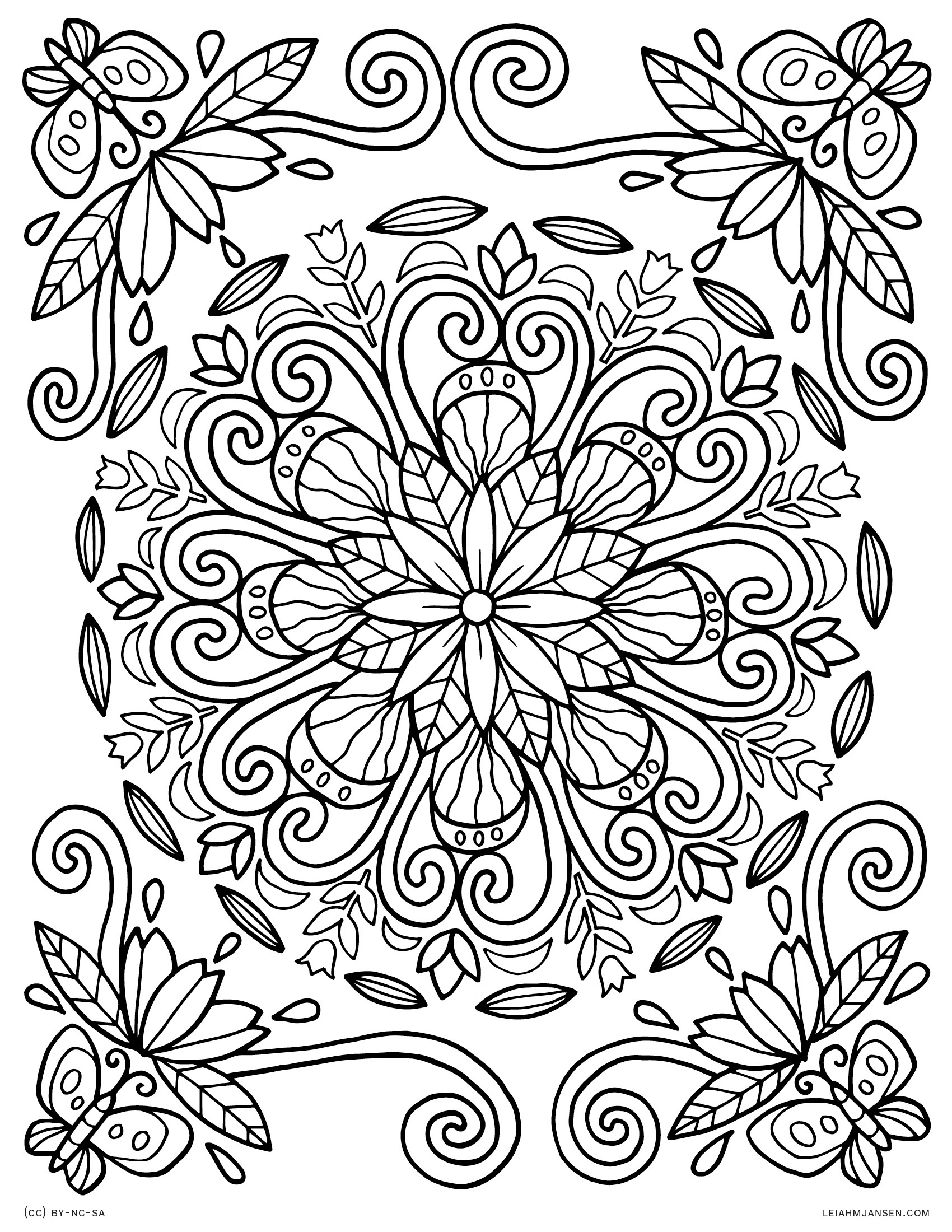 Free Printable Nature Coloring Pages Free Printable