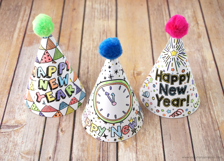 printable new years craft