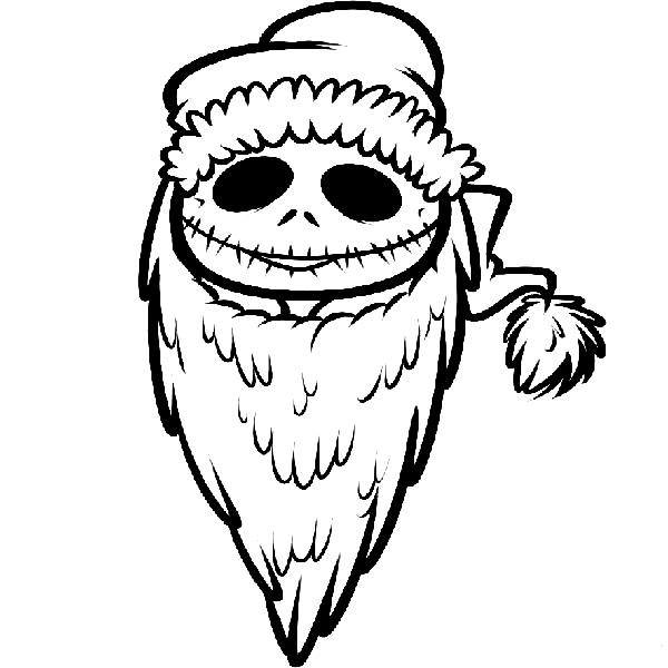 Free Printable Nightmare Before Christmas Coloring Pages Best 