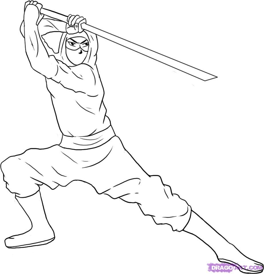 Free Printable Ninja Coloring Pages Coloring Home