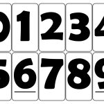 Free Printable Number Cards