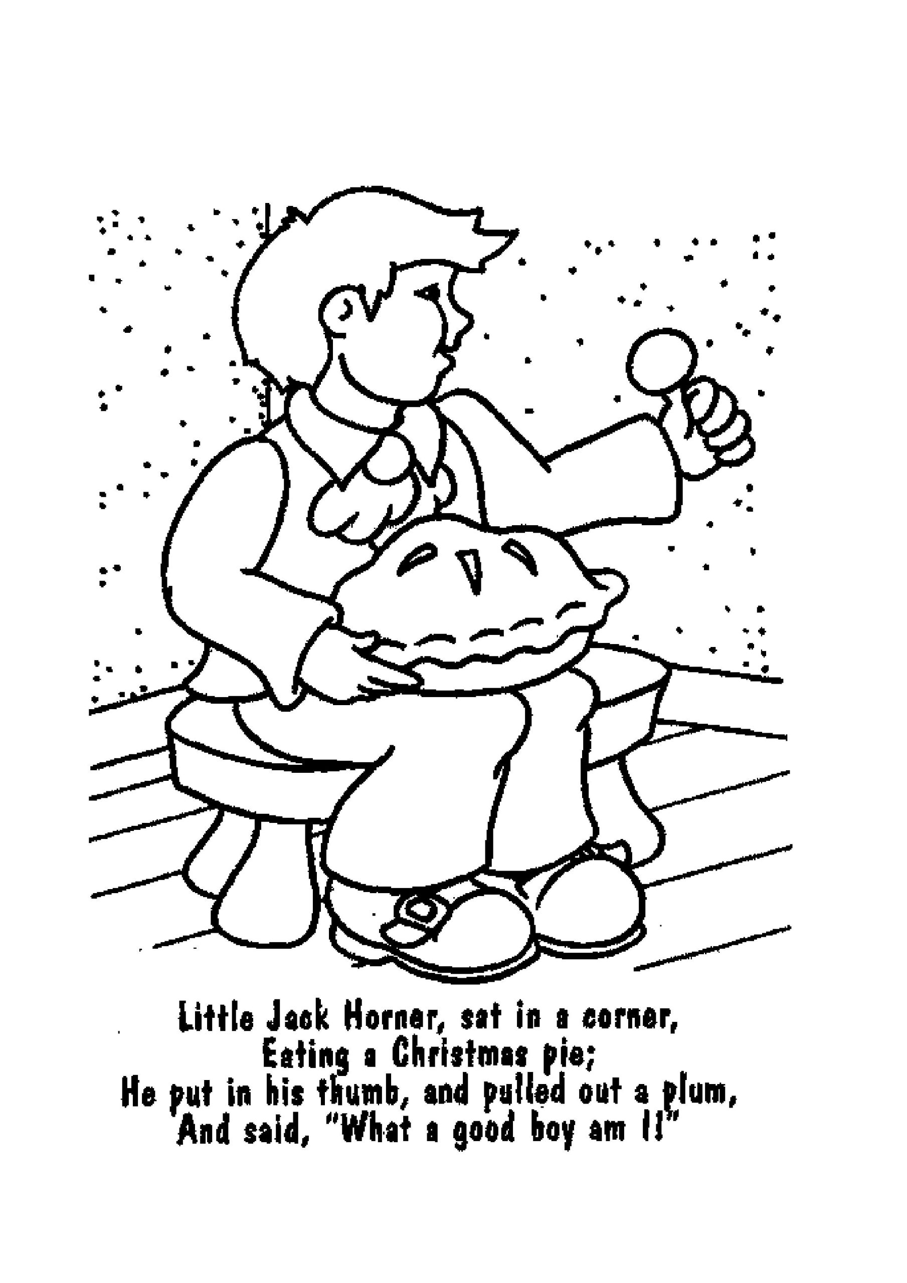 Free Printable Nursery Rhyme Coloring Pages Free Printable