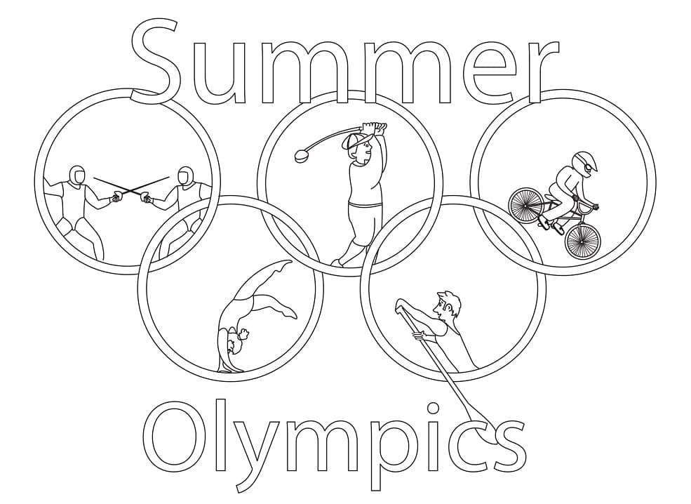 Free Printable Olympic Rings Coloring Pages Classy Mommy 41 OFF
