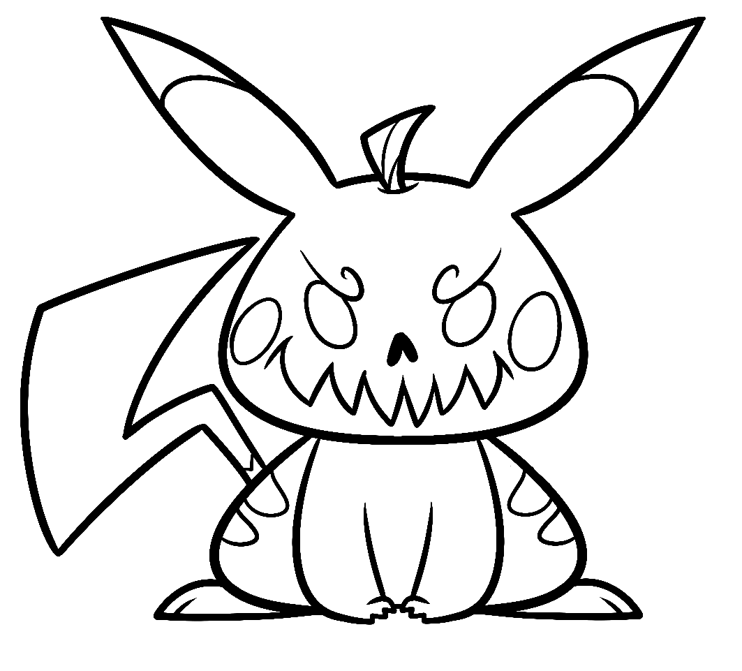 Free Printable Pokemon Halloween Coloring Pages Free Printable 