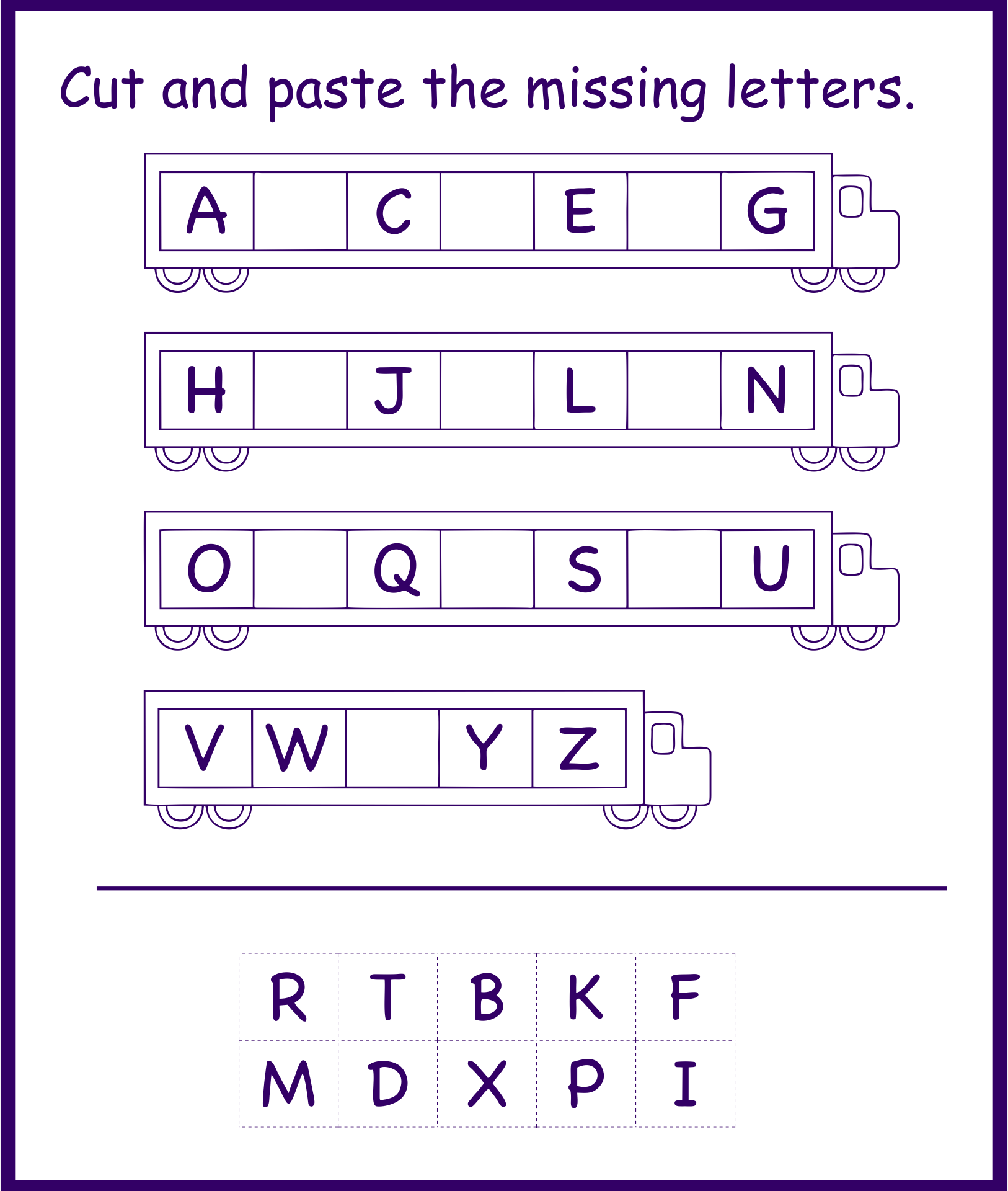 Free Printable Preschool Letter Worksheets Free Printable Worksheet