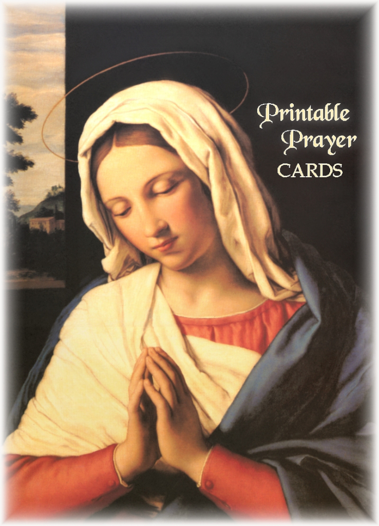 Free Printable Printable Catholic Prayer Cards