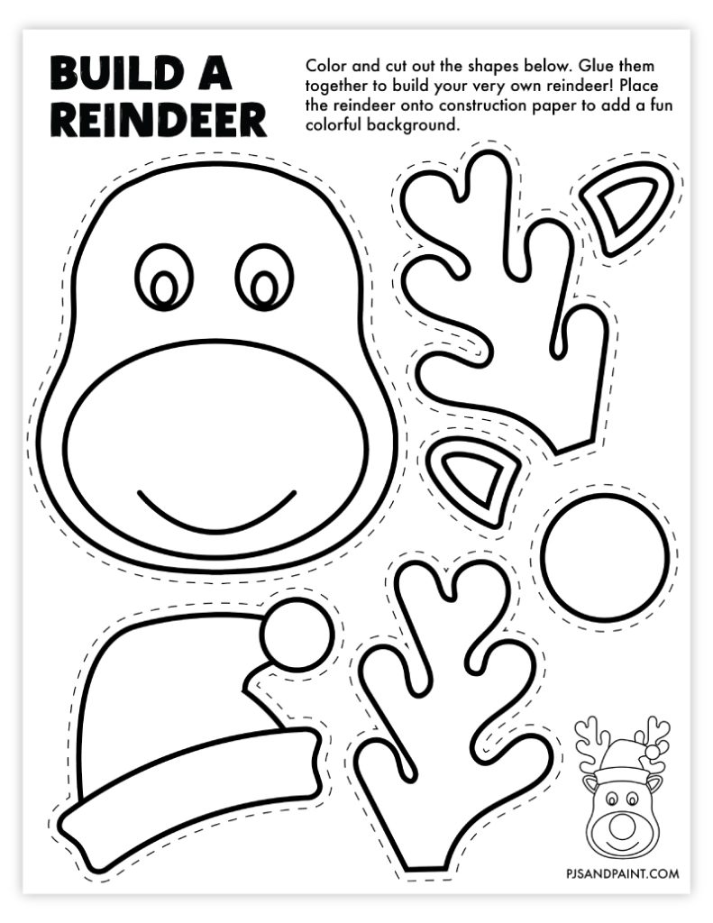 Free Printable Reindeer Crafts