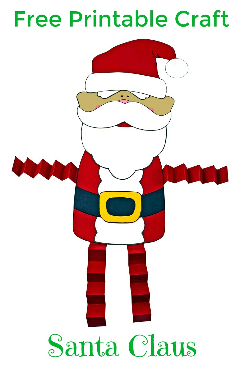 printable santa craft