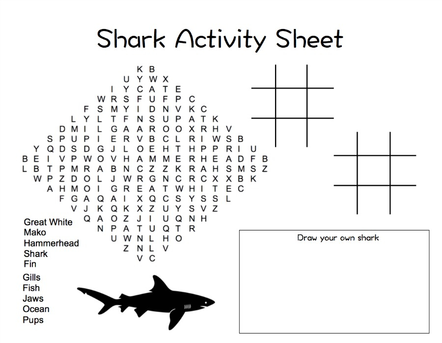 Free Printable Shark Activities
