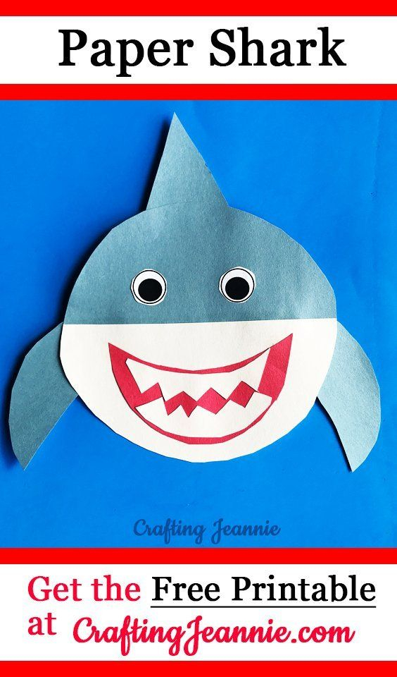 Free Printable Shark Craft