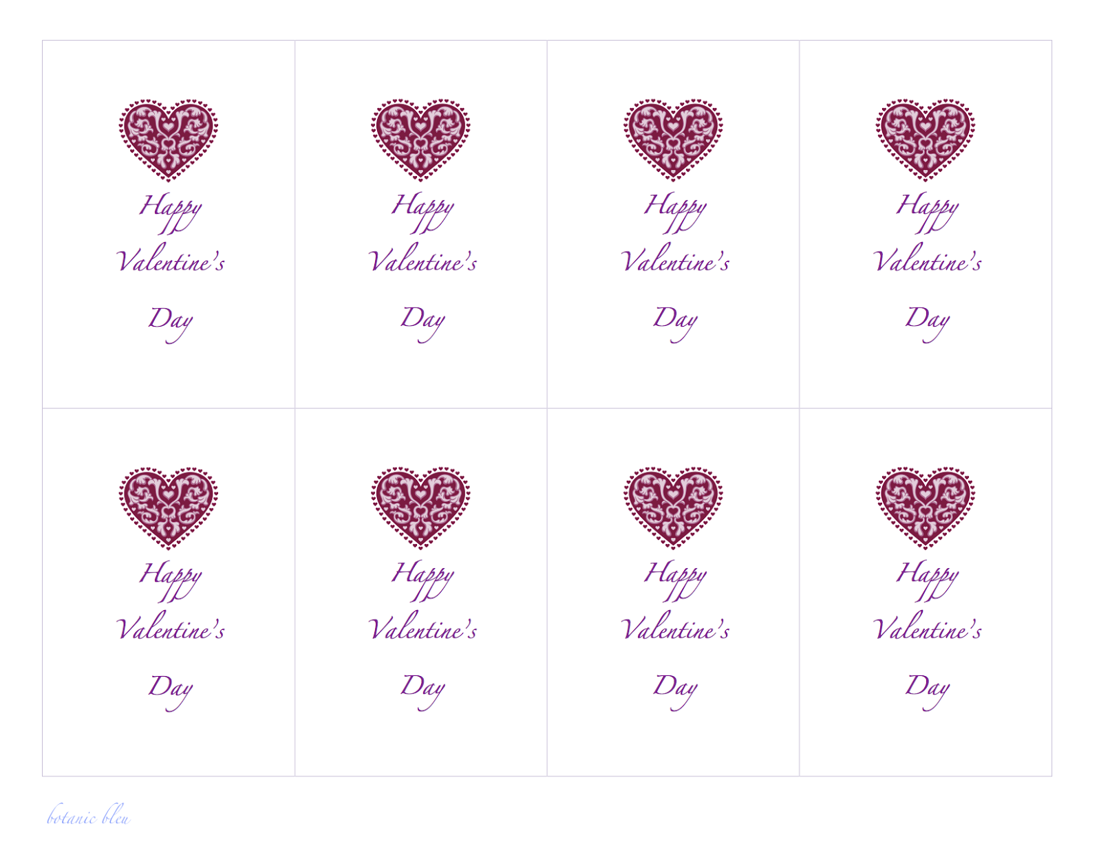 Free Printable Small Valentine Cards Printable Templates