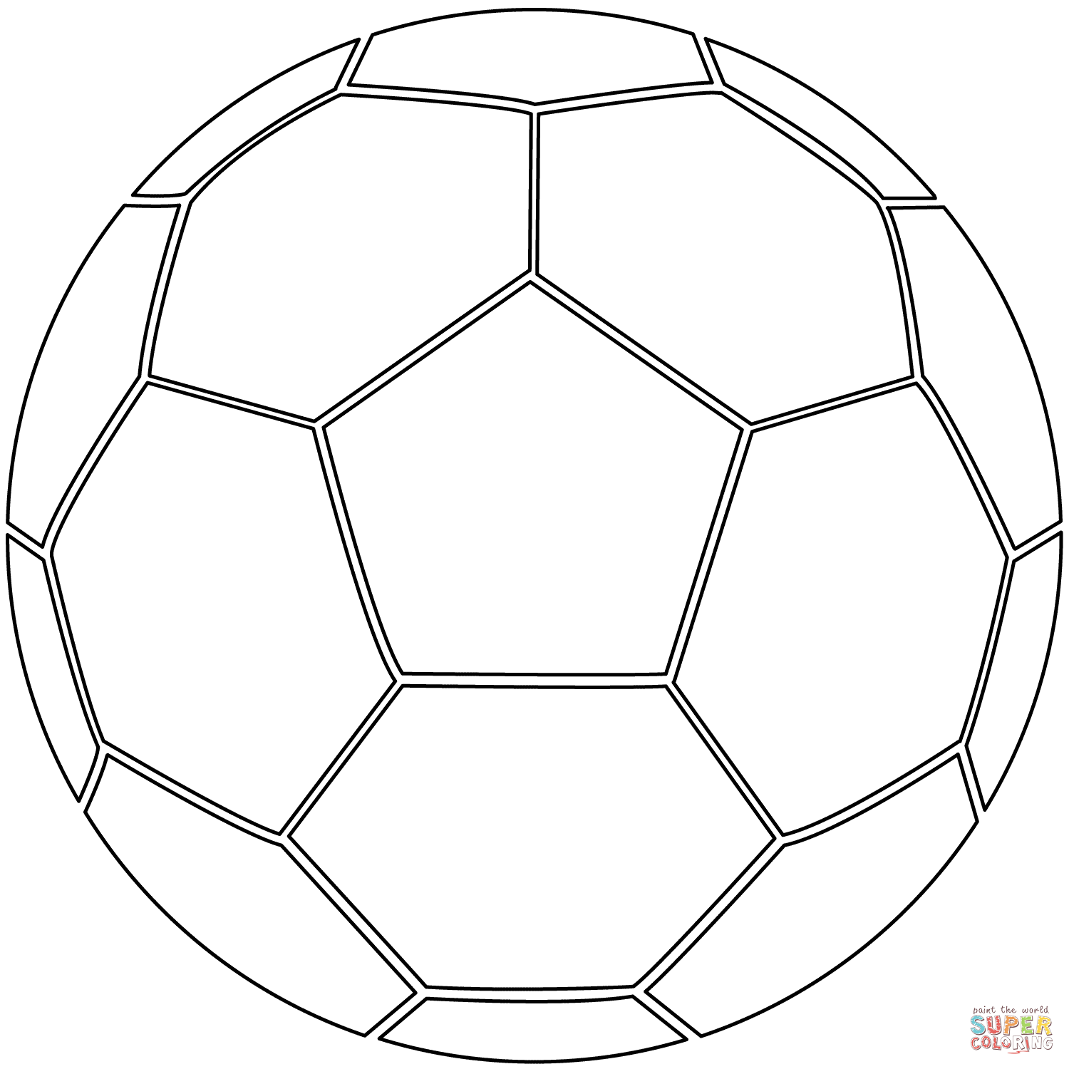 Free Printable Soccer Ball Coloring Pages Coloring edu pl