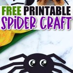 Free Printable Spider Craft Template Simple Mom Project