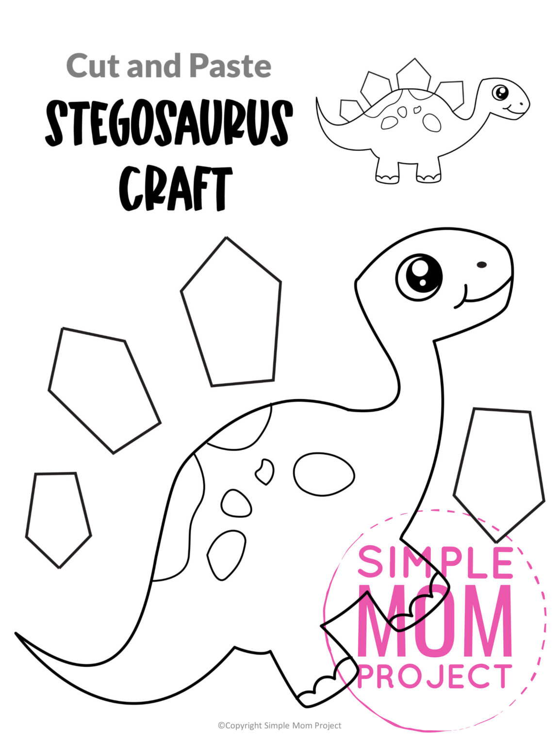 free printable dinosaur crafts for preschoolers